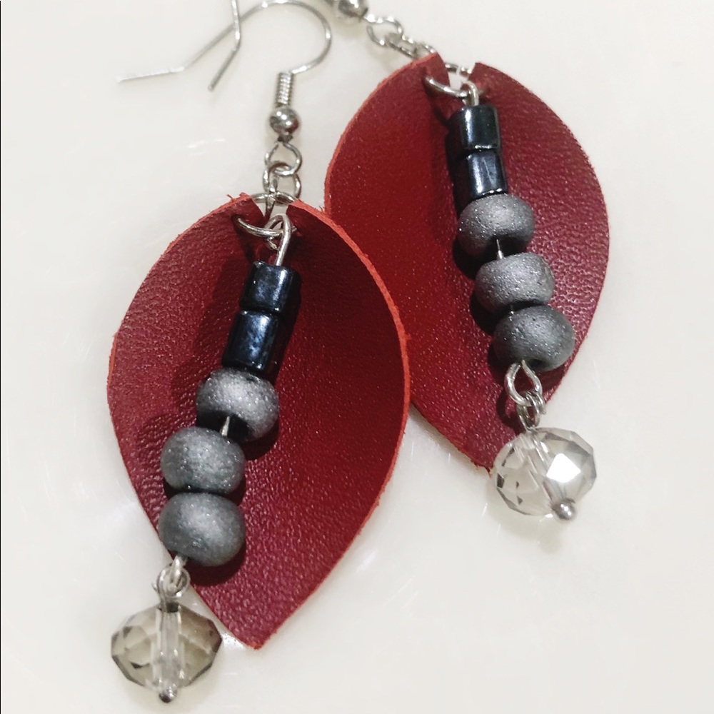 Genuine Leather Earrings